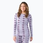 Bluză termică pentru femei Smartwool Merino 250 Baselayer Crew Boxed violet flirt with me