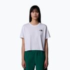 Tricou pentru femei The North Face Simple Dome Cropped Slim Tee tnf white