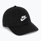 Șapcă Nike Club Unstructured Futura Wash black/white