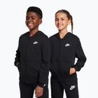Bluză pentru copii Nike Club Fleece black/white