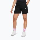 Pantaloni scurți pentru copii Nike Sportswear Club Fleece negru/negru/alb