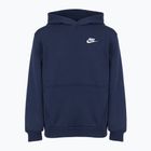 Hanorac pentru copii Nike Sportswear Club Fleece midnight navy/white