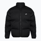 Geacă izolată pentru bărbați Nike Sportswer Club Puffer black/white