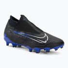 Încălțăminte de fotbal Nike Phantom GX Academy DF FG/MG black/chrome/hyper royal