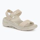 Sandale pentru femei SKECHERS Go Walk Arch Fit Sandal Polished beige