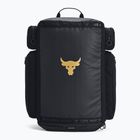 Rucsac de drumeție pentru bărbați Under Armour Project Rock negru/negru/aur metalizat pentru bărbați