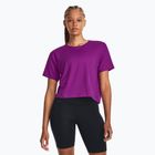 Tricou Under Armour Motion SS pentru femei, magenta mistică/negru