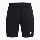 Pantaloni scurți de fotbal pentru copii Under Armour Challenger Knit black / white
