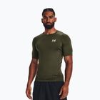 Tricou de antrenament pentru bărbați Under Armour HG Armour Comp SS marină din verde/alb pentru bărbați Under Armour