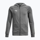 Bluză pentru copii Under Armour Rival Fleece FZ Hoodie grey
