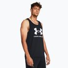Tank top pentru bărbați Under Armour Sportstyle Logo black/white