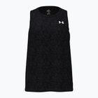 Tricou de antrenament pentru femei Under Armour Tech Tank Twist black/white
