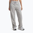 Pantaloni pentru femei Under Armour Rival Fleece Straight Mod gray light heather/white
