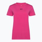 Tricou de antrenament pentru femei Under Armour Off Campus Core astro pink/black
