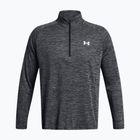 Bluză pentru bărbați Under Armour Tech Textured 1/2 Zip LS black/white