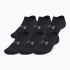 Șosete de antrenament Under Armour Essential No Show 6 Pack black/black/castlerock