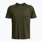 Tricou de antrenament bărbați Under Armour Tech Textured marine od green/black