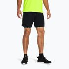 Pantaloni scurți de antrenament pentru bărbați Under Armour Woven Wdmk black/high-vis yellow