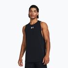 Tricou de baschet pentru bărbați Under Armour Baseline Cotton black/white