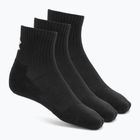 Șosete Under Armour Training Cotton Quarter 3 perechi black/black/white