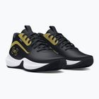 Încălțăminte de baschet Under Armour Lockdown 7 black/black/metallic gold