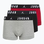Boxeri pentru bărbați Nike Jrdan JHM Flight Cotton Trunk 3 perechi gym red/black