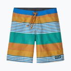 Bărbați Patagonia Wavefarer Boardshorts fitz stripe/pufferfish aurit