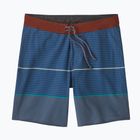 Pantaloni bărbătești Patagonia Hydropeak Boardshorts olivas stripe/utility blue pentru bărbați