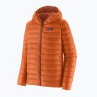 Geacă cu puf pentru bărbați Patagonia Down Sweater Hoody redtail rust