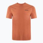 Tricou de trekking pentru bărbați Patagonia P-6 Logo Responsibili-Tee redtall rust