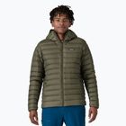 Geacă cu puf pentru bărbați Patagonia Down Sweater Hoody pine needle green