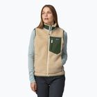 Vestă pentru femei Patagonia Classic Retro-X dark natural/torrey pine green