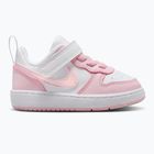 Încălțăminte pentru copii Nike Court Borough Low Recraft white/pink foam