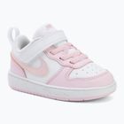 Încălțăminte pentru copii Nike Court Borough Low Recraft white/pink foam