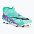 Încălțăminte de fotbal pentru copii Nike Jr Mercurial Superfly 9 Pro FG hyper turquoise/black/ white/fuchsia dream