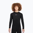 Longsleeve pentru copii Nike Pro Dri-Fit black/white