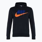 Bluză pentru bărbați Nike Club Fleece Hoodie black/safety orange