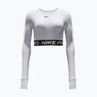 Top de antrenament longsleeve pentru femei Nike Pro 365 Dri-Fit white/black