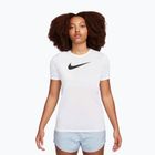 Tricou de antrenament pentru femei Nike Dri-Fit white/black