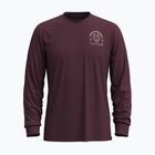 Longsleeve pentru bărbați Smartwool Bear Stare Graphic eggplant
