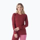 Longsleeve termoactiv pentru femei Smartwool Merino 250 Baselayer Crew Boxed currant heather