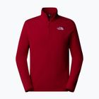 Hanorac pentru bărbați  The North Face 100 Glacier 1/4 Zip garnet red