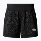 Pantaloni scurți de alergare pentru femei The North Face Sunriser 4" tnf black traverse print