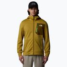 Hanorac pentru bărbați The North Face Mountain Athletics Full Zip Fleece amber green/ moss green