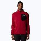 Hanorac pentru bărbați The North Face Crest FZ garnet red/black