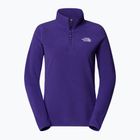 Hanorac pentru femei The North Face 100 Glacier 1/4 Zip peak purple