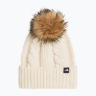 Căciulă de iarnă pentru copii The North Face Oh Mega Fur Pom Beanie white Dune
