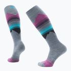 Șosete de schi pentru femei Smartwool Ski Targeted Cushion Pattern OTC pewter blue