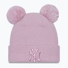 New Era Femeie New York Yankees New Era Metalic Logo Beanie roz pastel