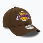 Șapcă pentru bărbați  New Era Repreve 9Forty Los Angeles Lakers dark brown